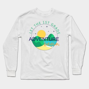 back to school adventure - personalized teacher gift- gift for teacher-  back to school tee for kids	- back to school shirt Long Sleeve T-Shirt